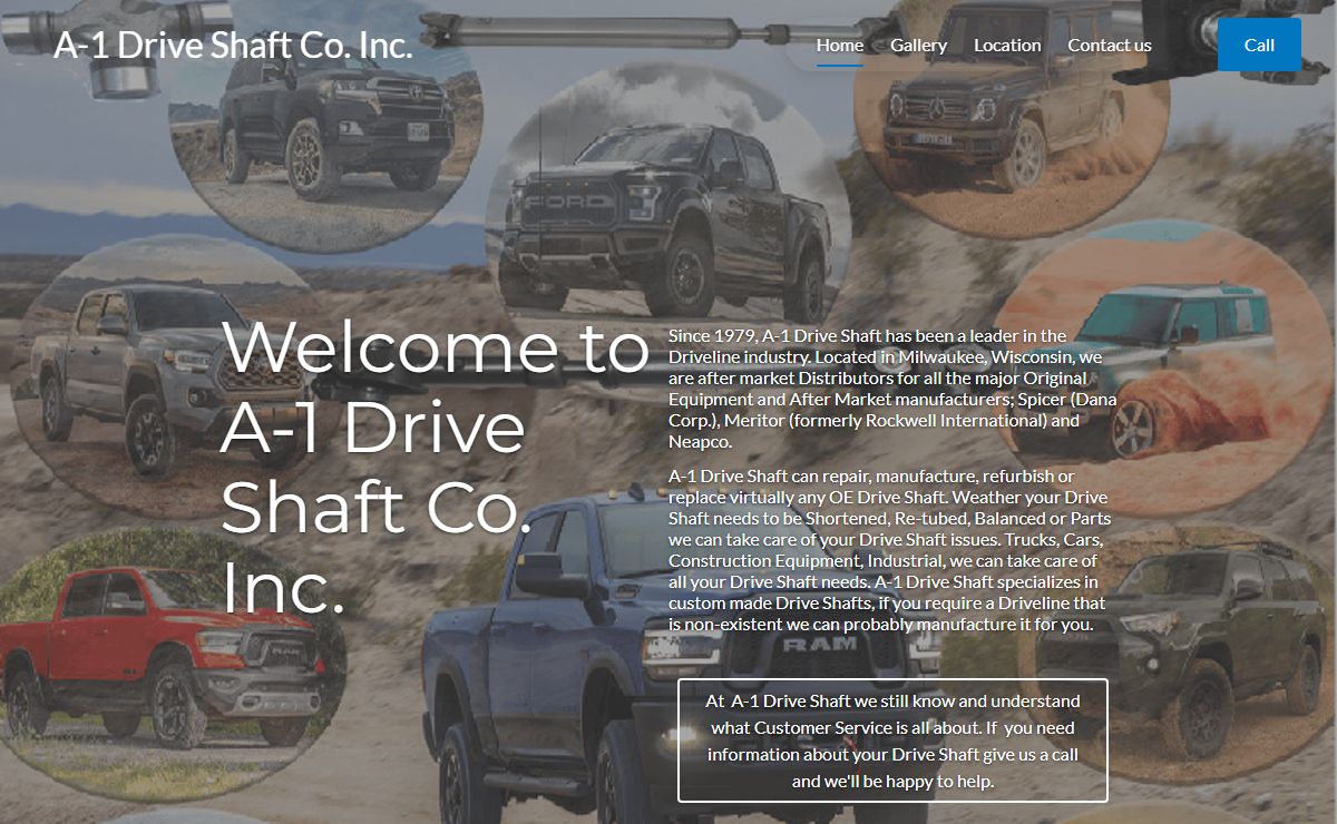 Home - A 1 Drive Shaft Co Inc