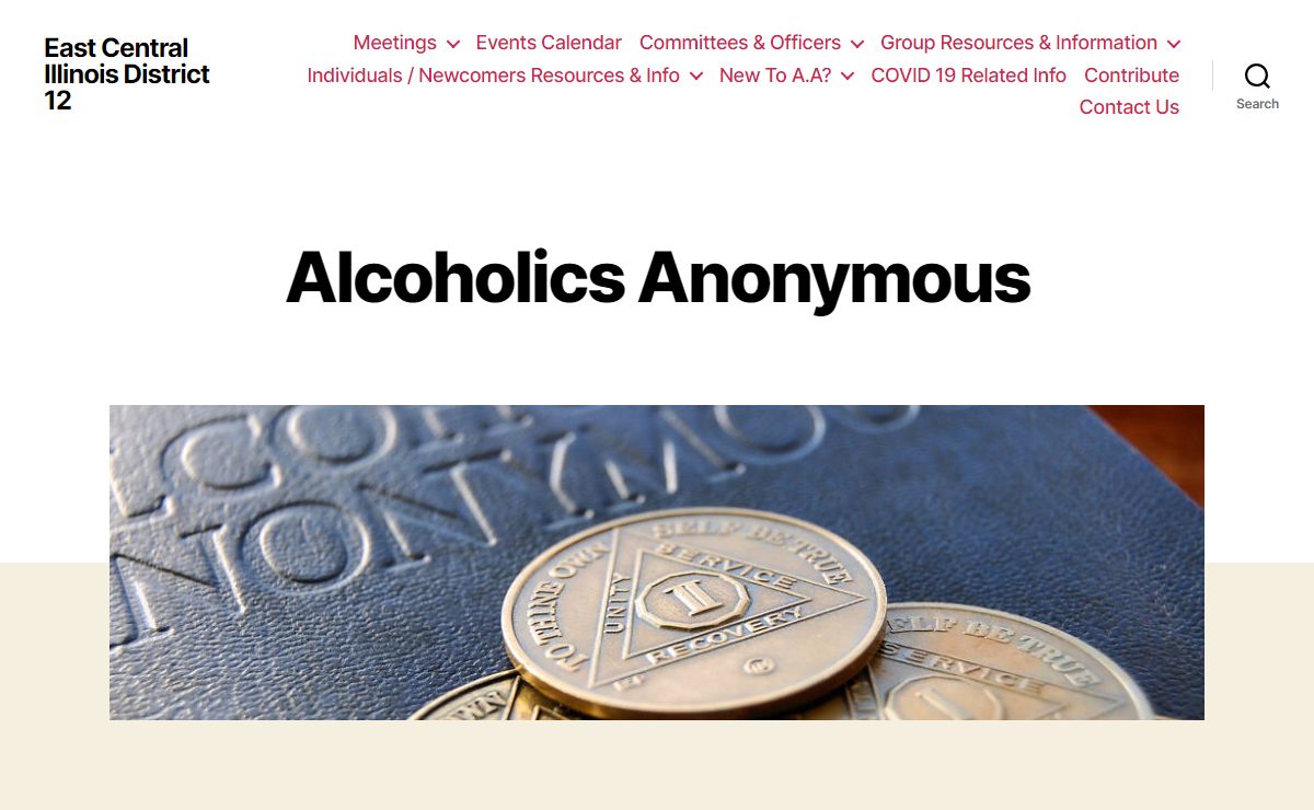Alcoholics Anonymous - East Central Illinois District 12