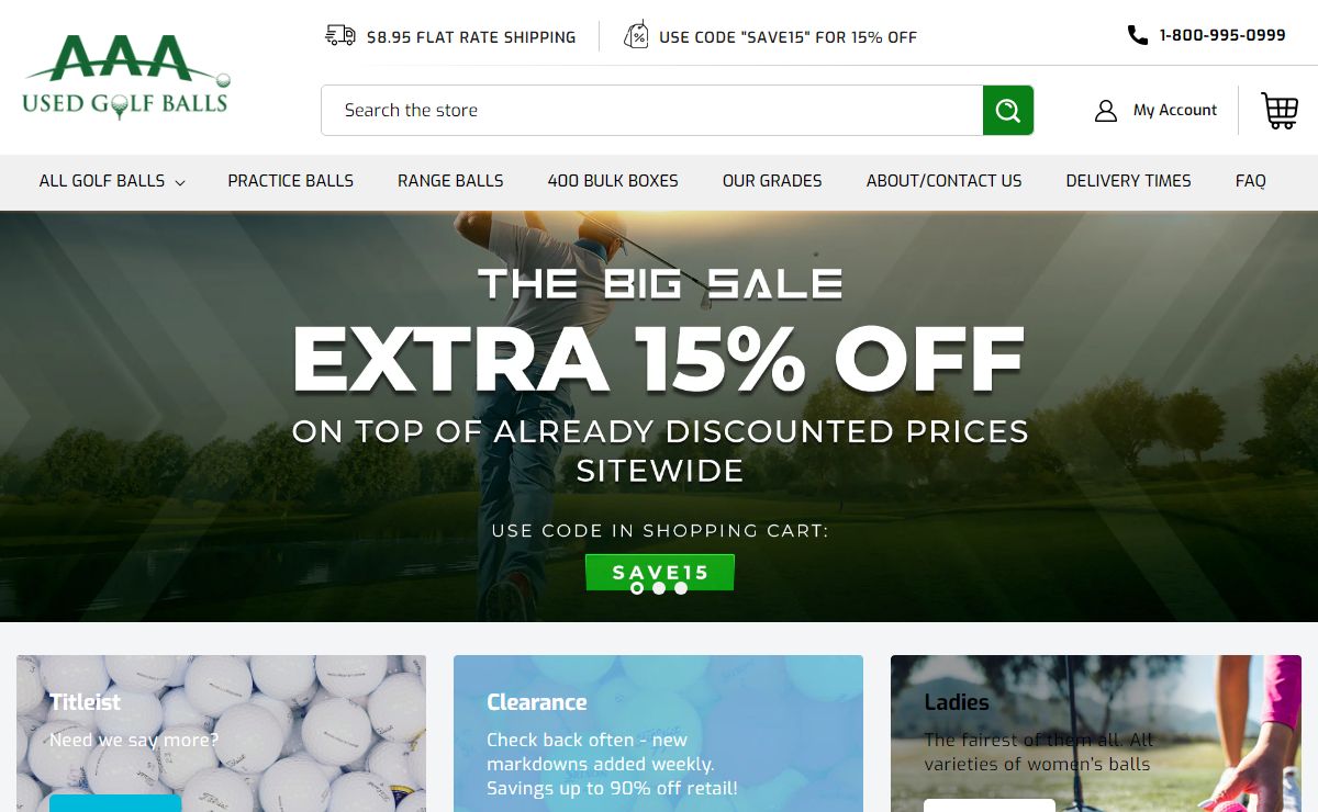 AAAUsedGolfBalls.com – AAA Used Golf Balls