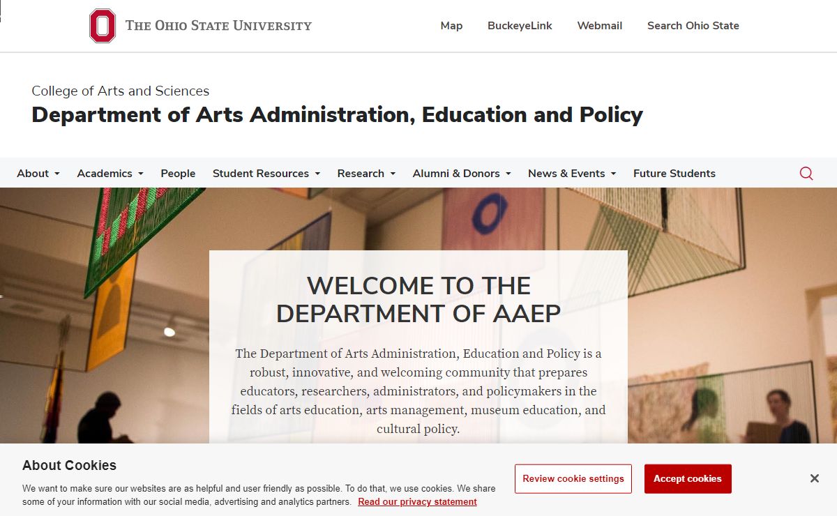 Home | Department of Arts Administration, Education and Policy
