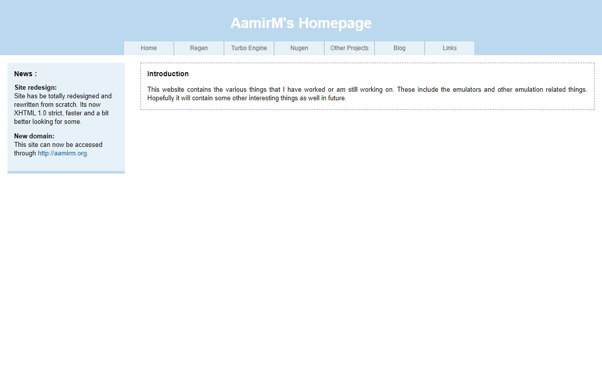 AamirM's Homepage