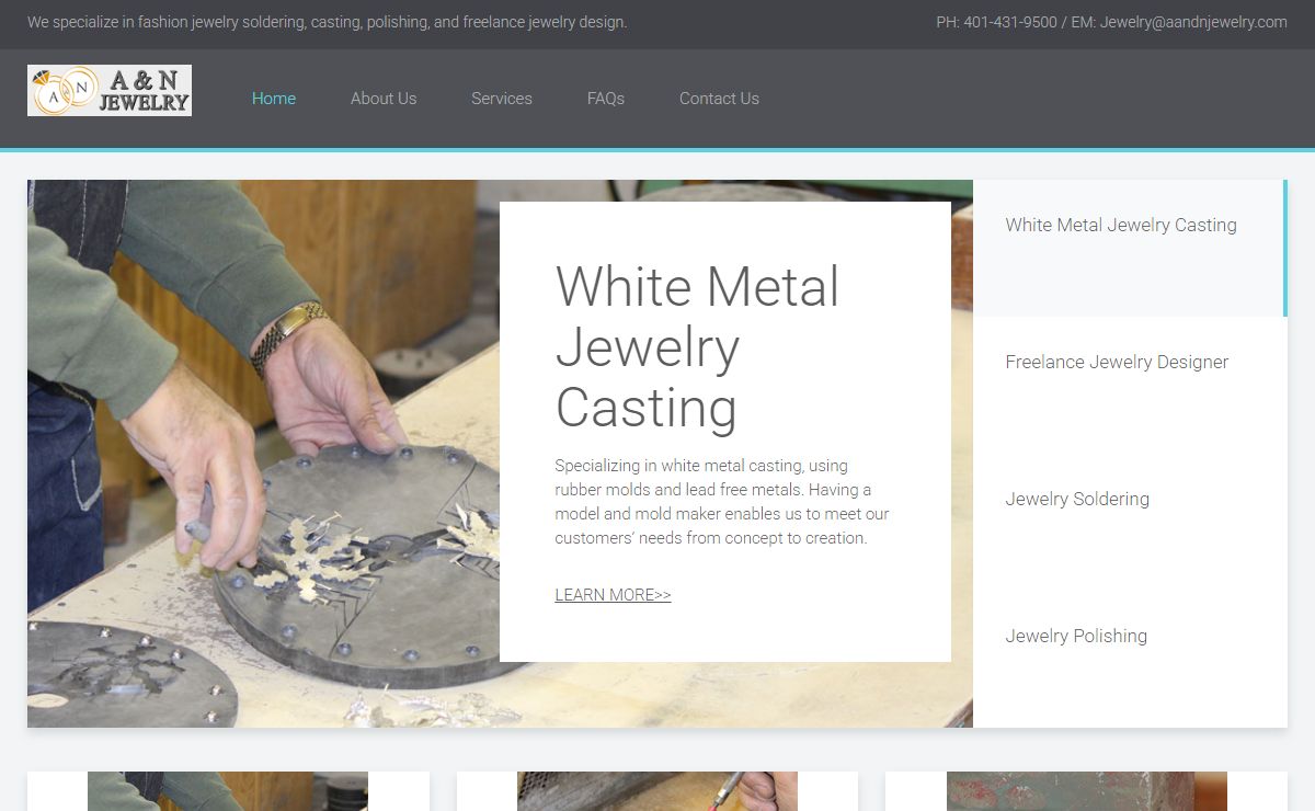 Jewelry casting white metal, jewelry soldering, custom, Jewelry Designer