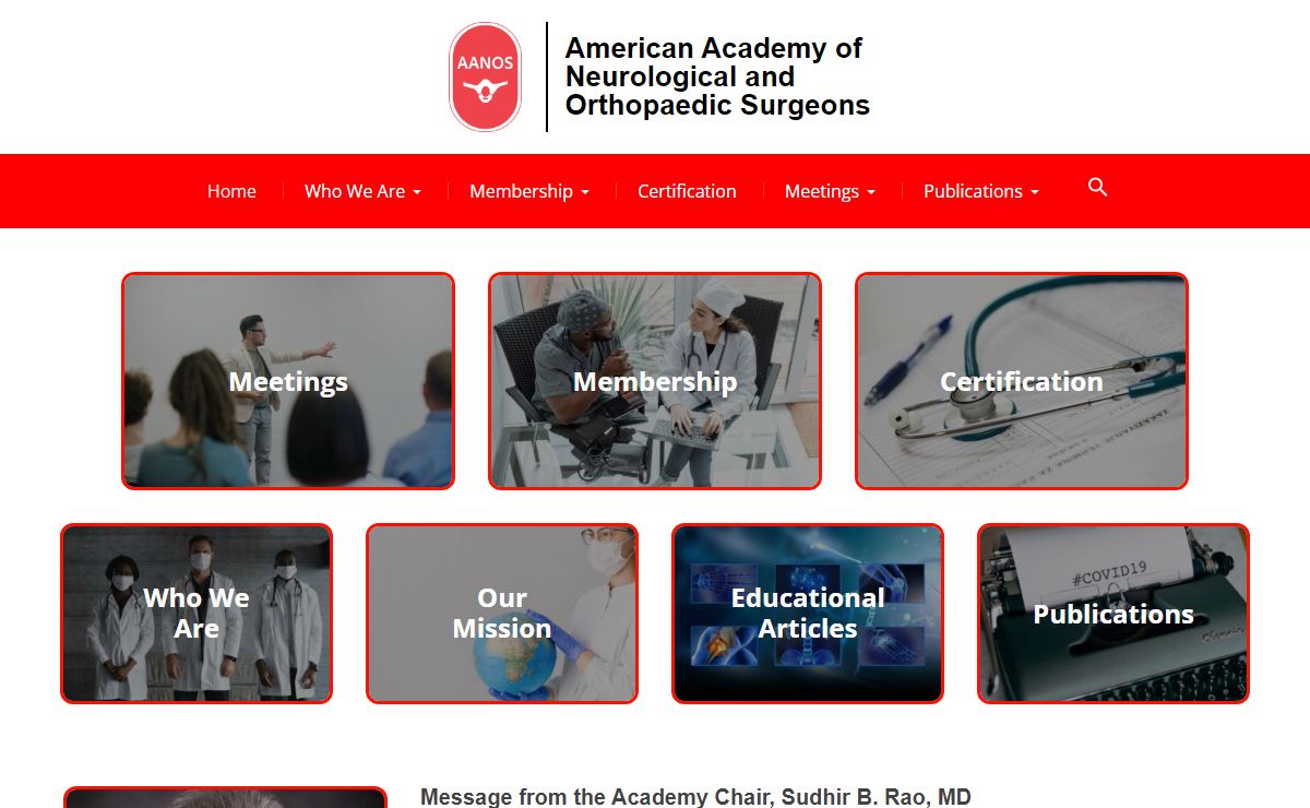 AANOS | American Board Certification | Orthopedists and Neurosurgeons