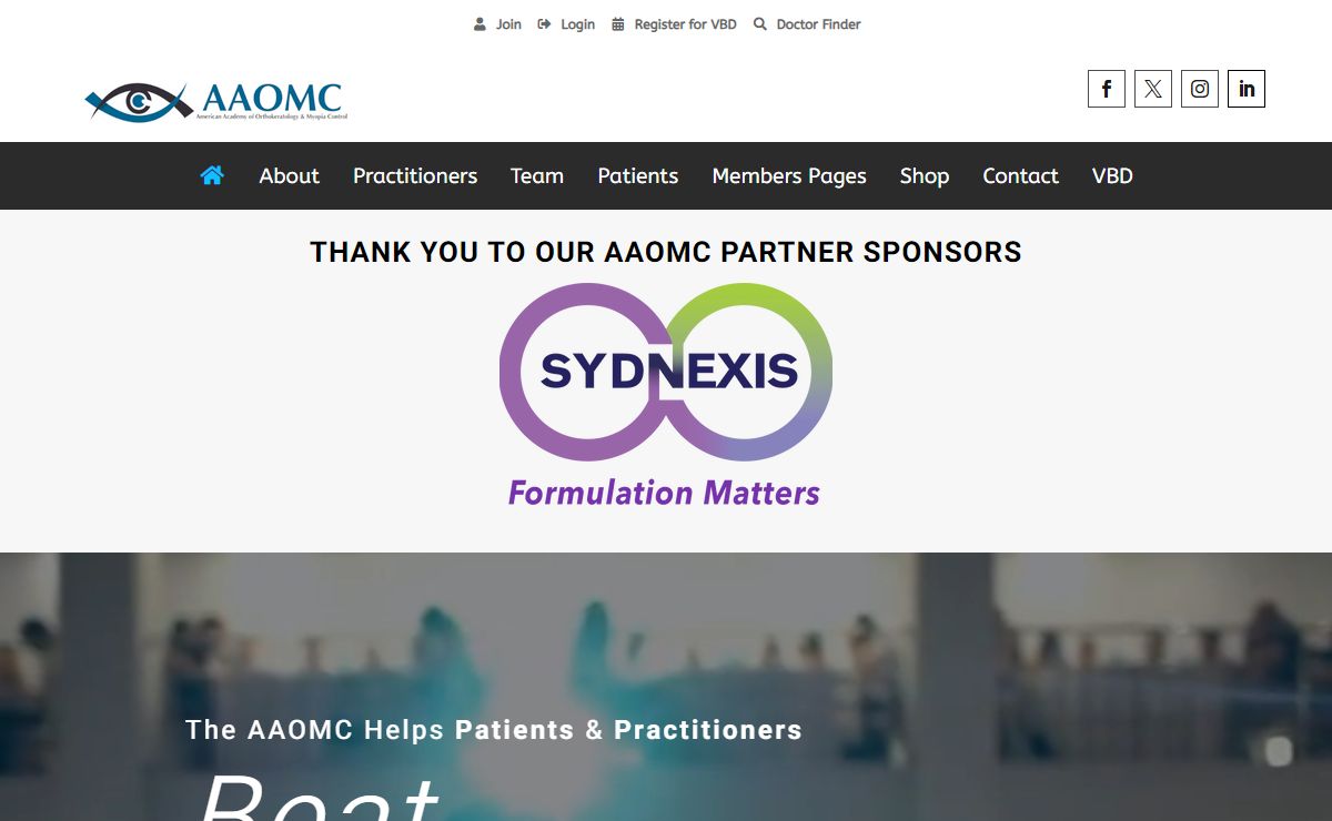 AAOMC | Orthokeratology and Myopia Management