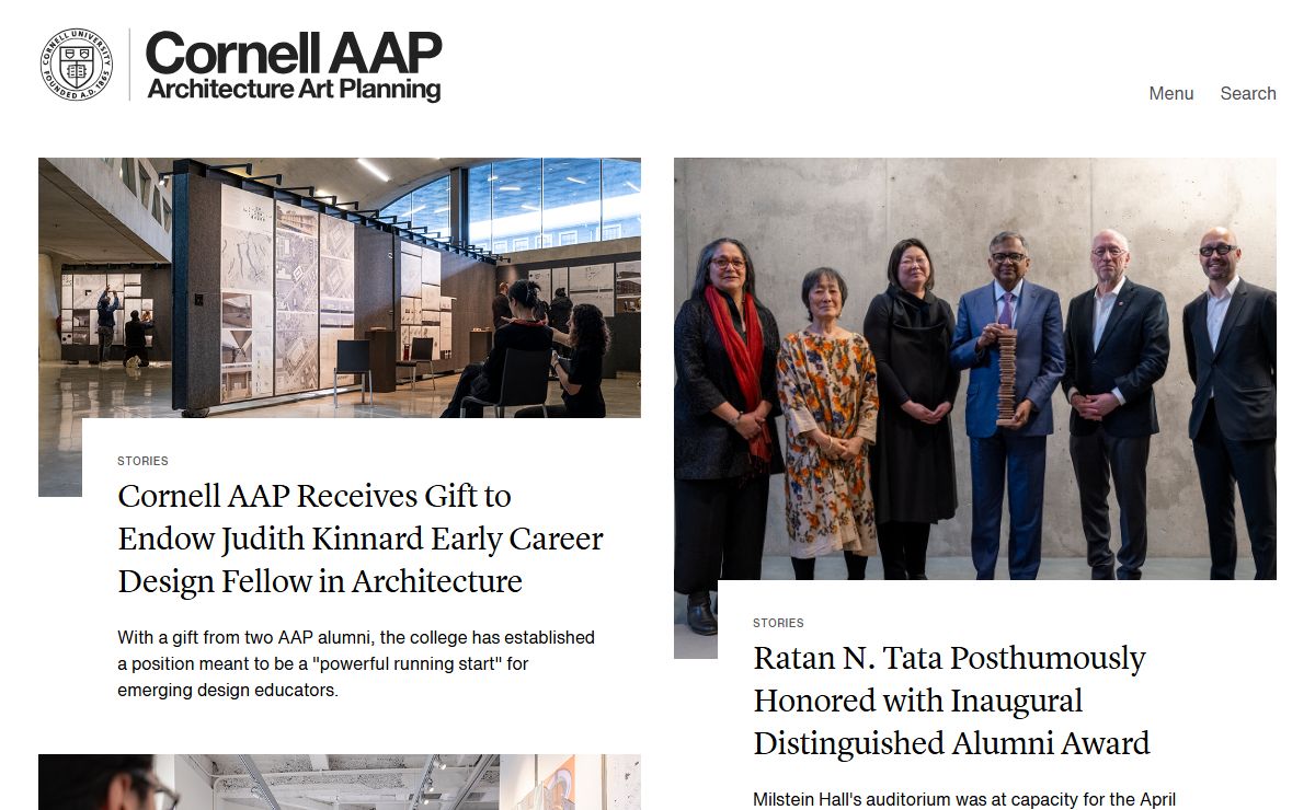 Cornell AAP | Architecture, Art, and Planning