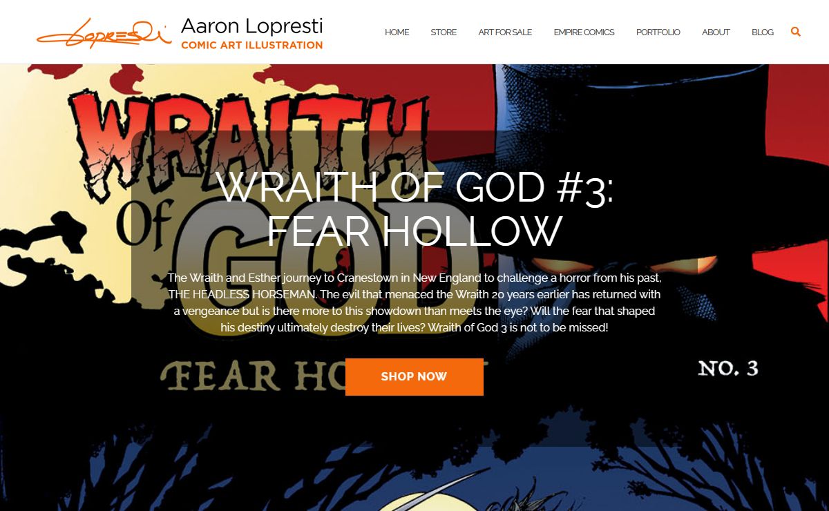 The Official Aaron Lopresti Website