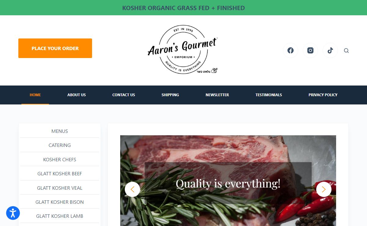 Home - Aaron's Gourmet Emporium