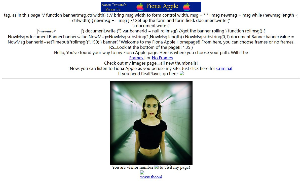 Aaron Trovato's Shrine to Fiona Apple