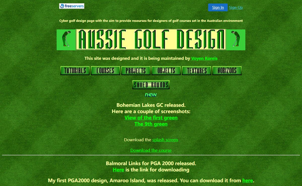 Aussie Golf Design
