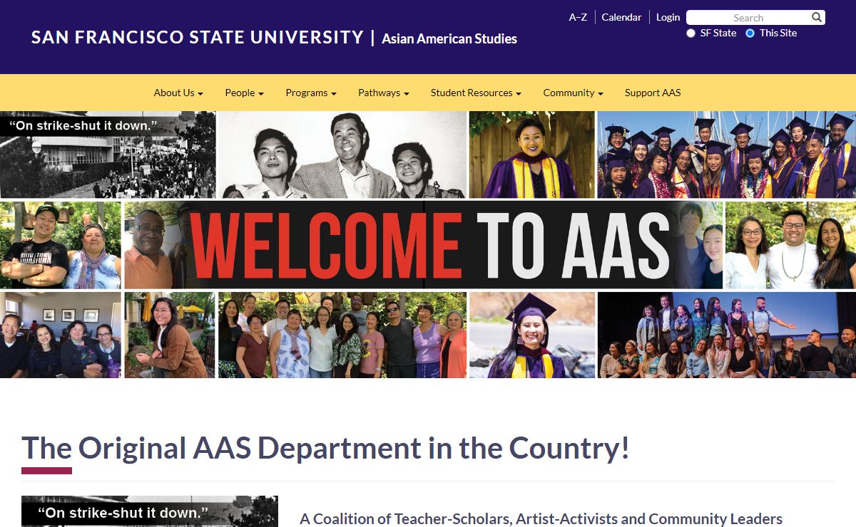 Asian American Studies | San Francisco State University