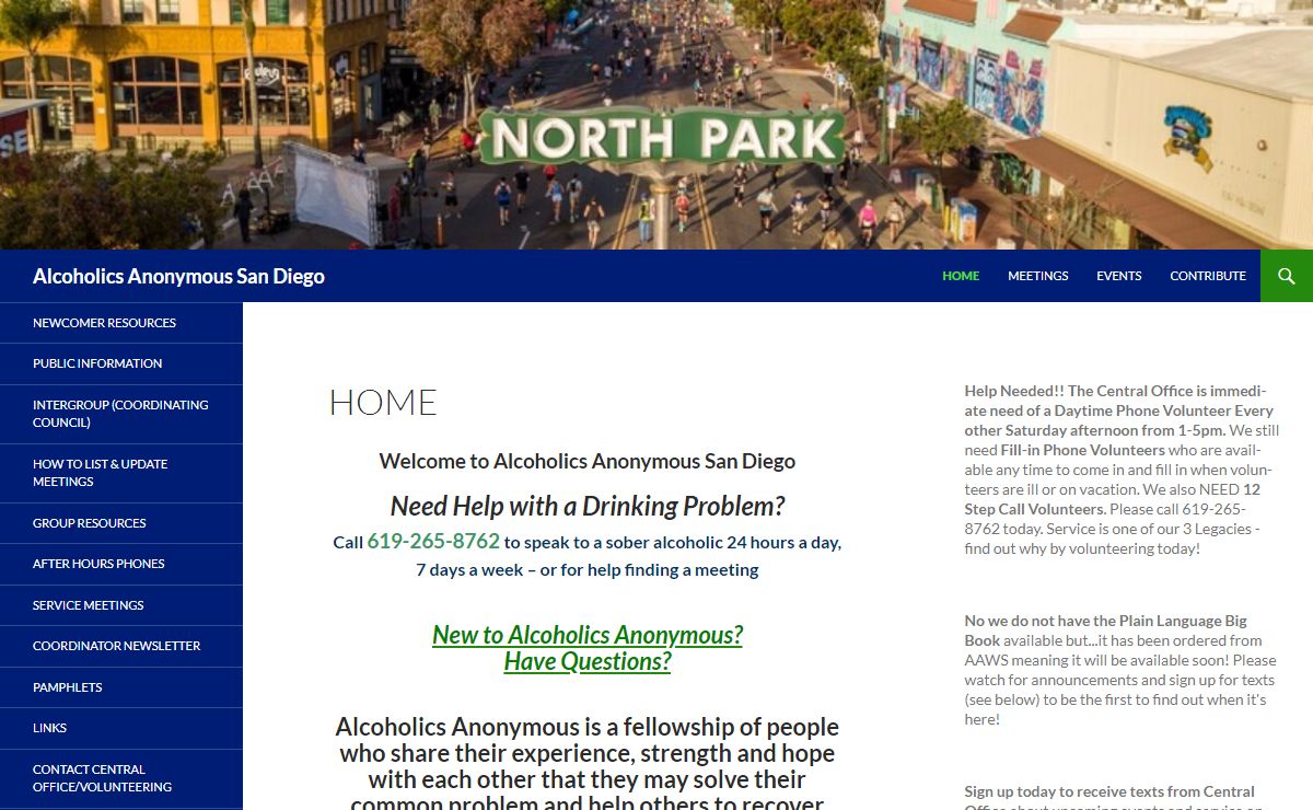 Home - Alcoholics Anonymous San Diego