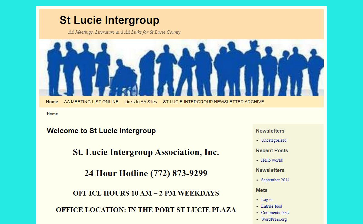 St Lucie Intergroup | AA Meetings, Literature and AA Links for St Lucie County