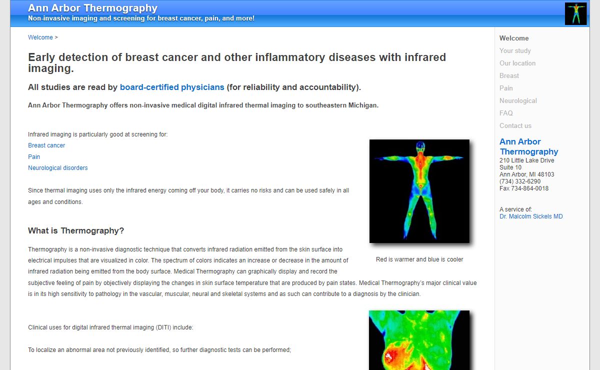 Welcome to Ann Arbor Thermography, serving southeast Michigan and beyond
