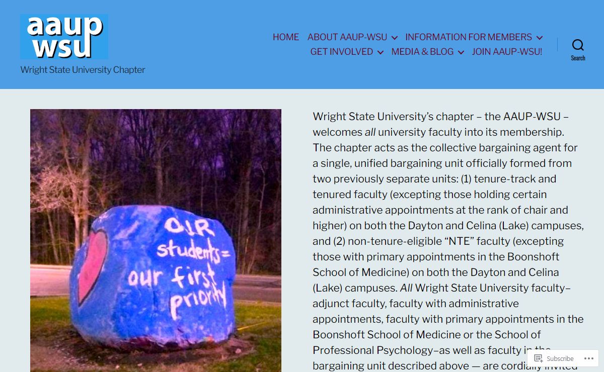 American Association of University Professors – Wright State University Chapter