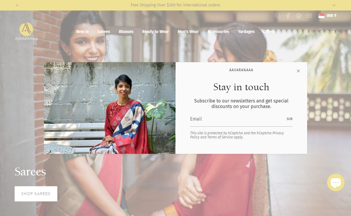 Aavaranaa - Unique Designer High Quality Hand Crafted Designer Sarees