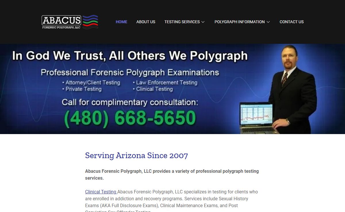 Polygraph Examinations - Abacus Forensic Polygraph, LLC