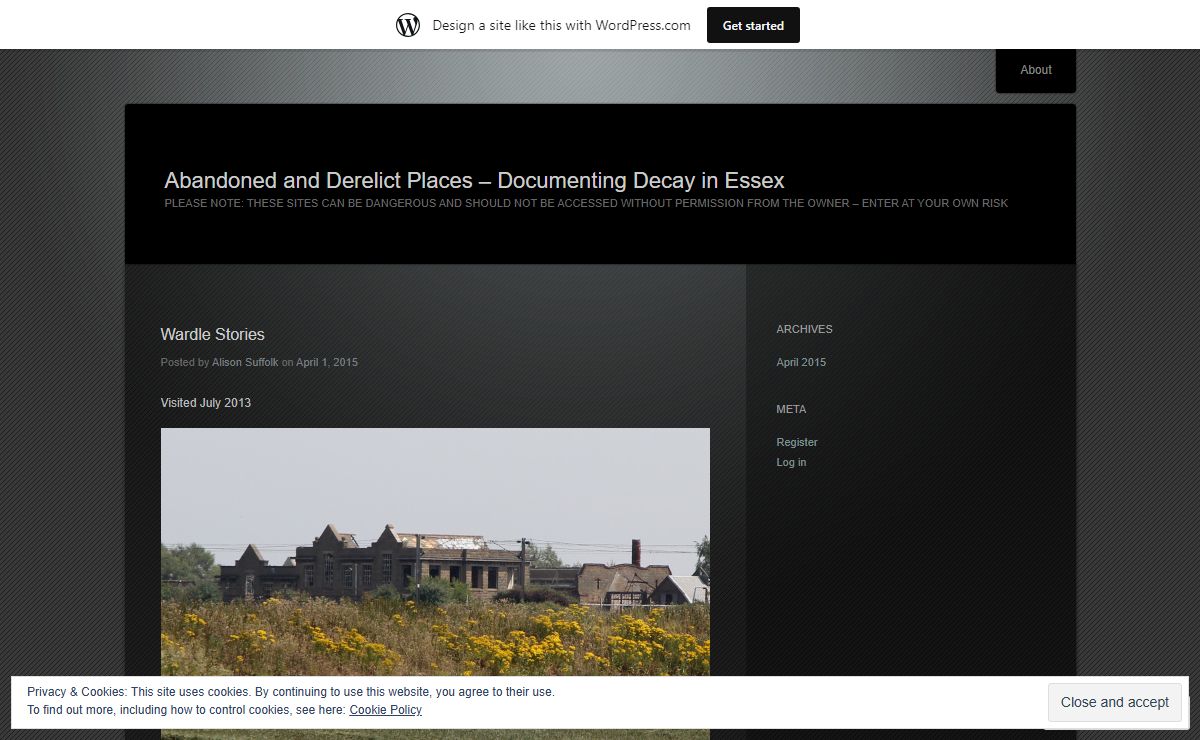 Abandoned and Derelict Places - Documenting Decay in Essex | PLEASE NOTE: THESE SITES CAN BE DANGEROUS AND SHOULD NOT BE ACCESSED WITHOUT PERMISSION FROM THE OWNER – ENTER AT YOUR OWN RISK