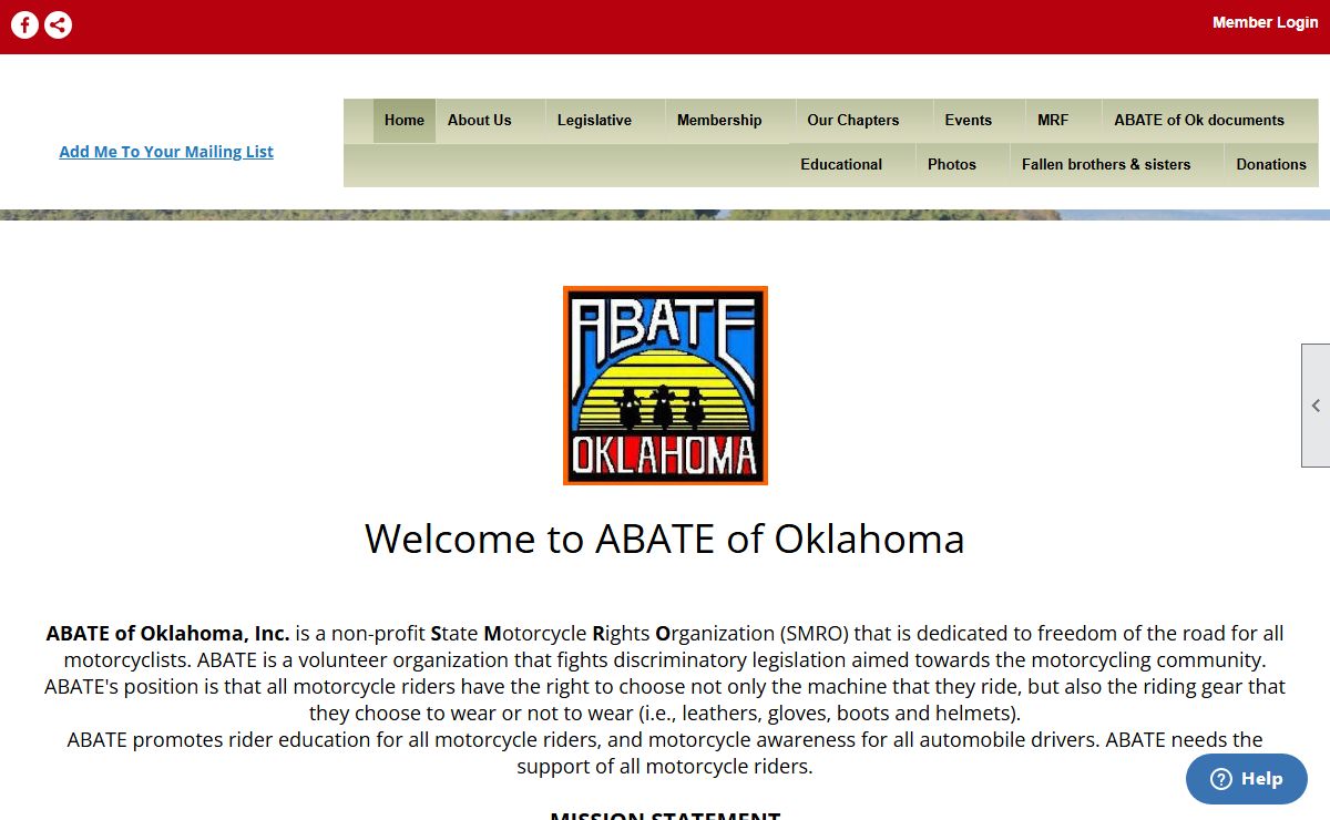 Home - ABATE of Oklahoma