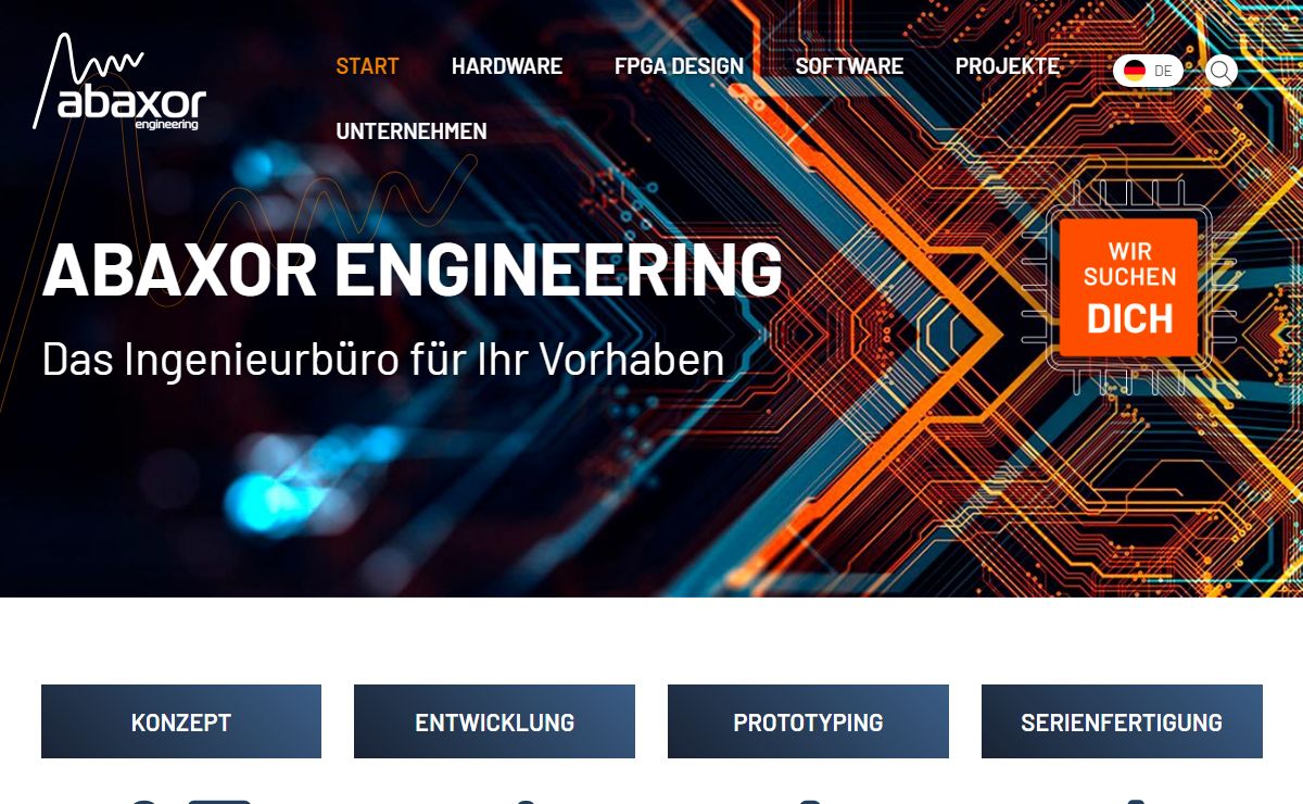 Elektronikentwicklung und FPGA-Design - abaxor engineering GmbH