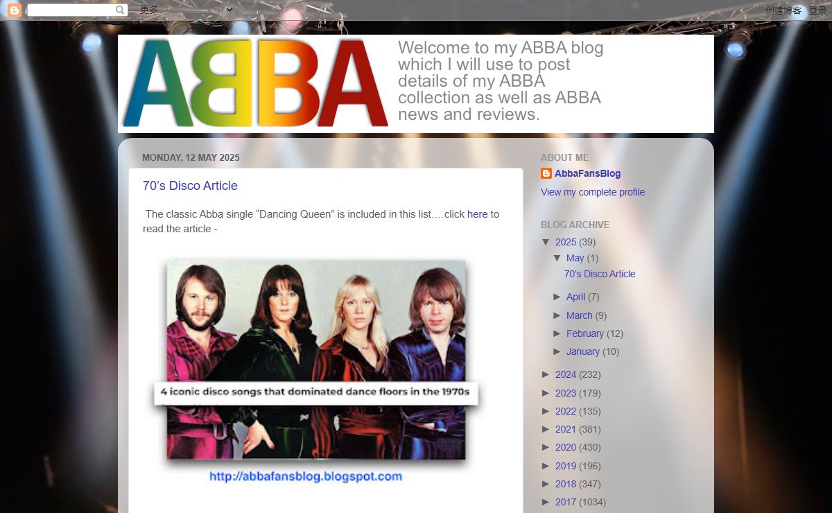 ABBA Fans Blog