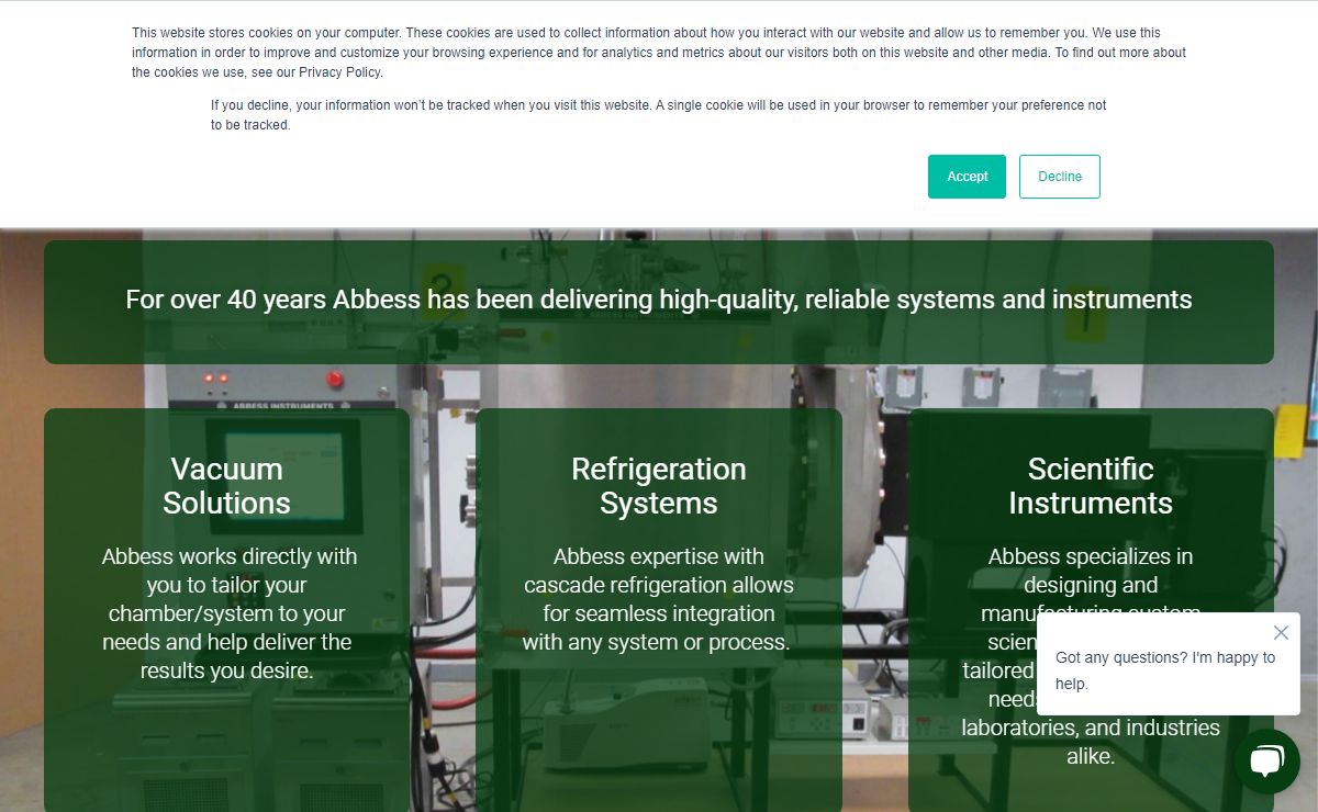 Abbess Instruments and Systems