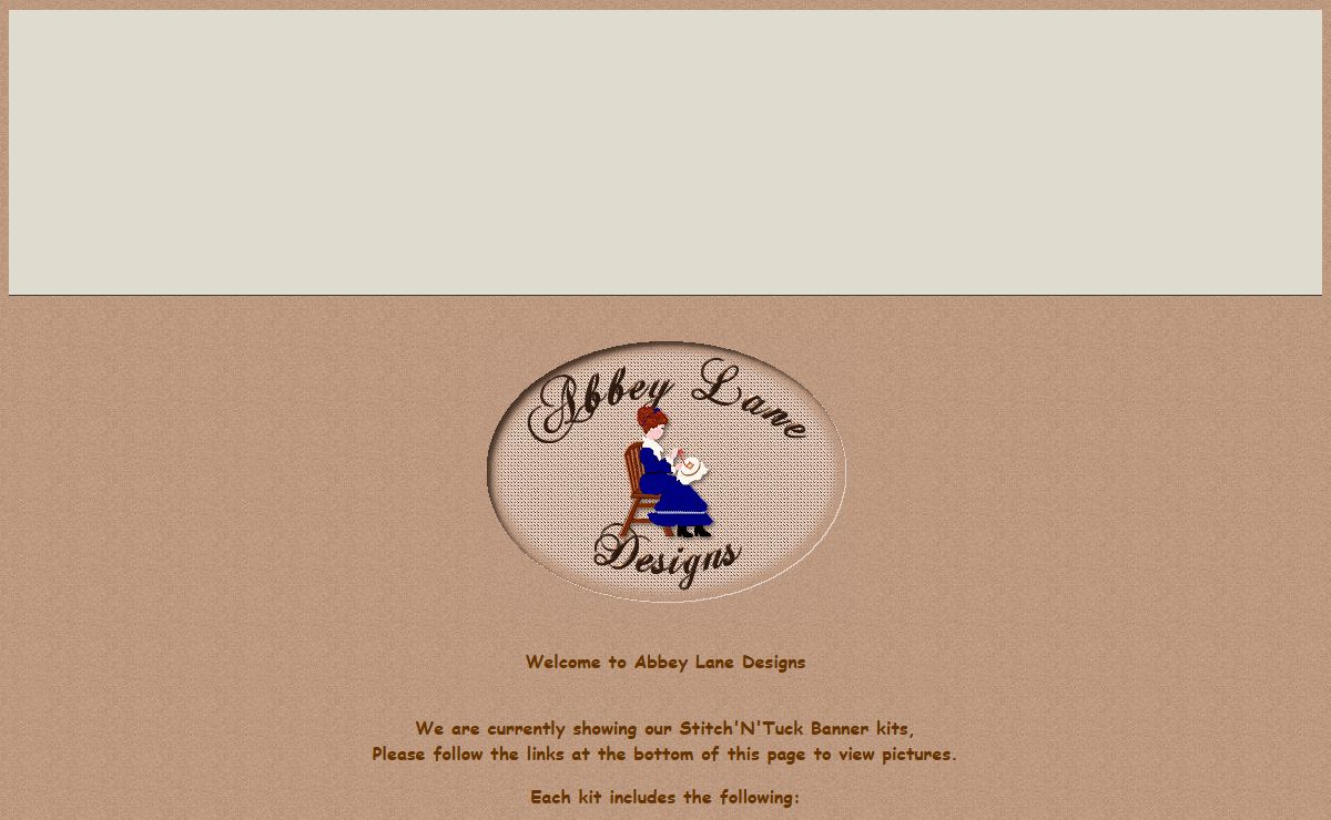 Cross stitch designs - Abbey Lane Designs - cross stitch charts