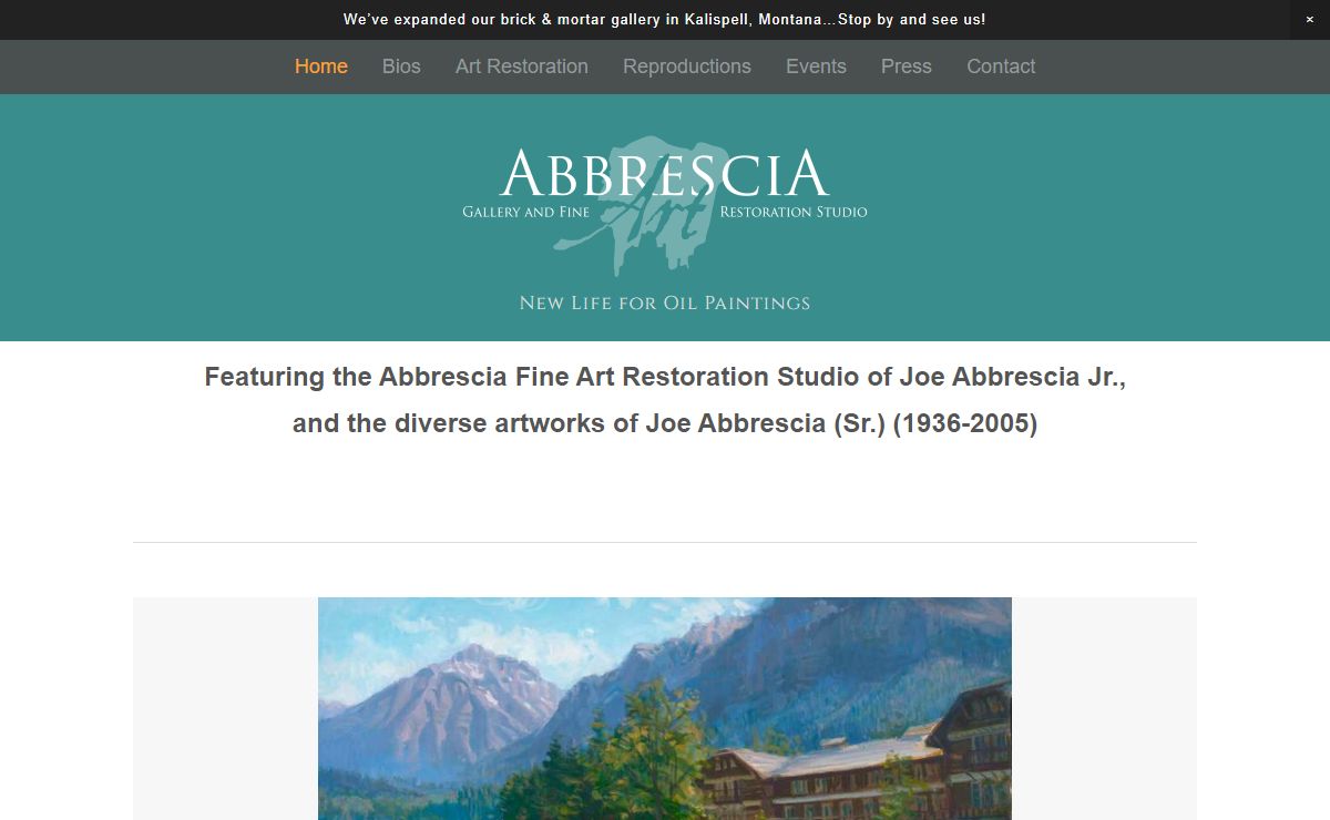 Abbrescia Gallery & Fine Art Restoration Studio of Joe Abbrescia Jr, Kalispell MT