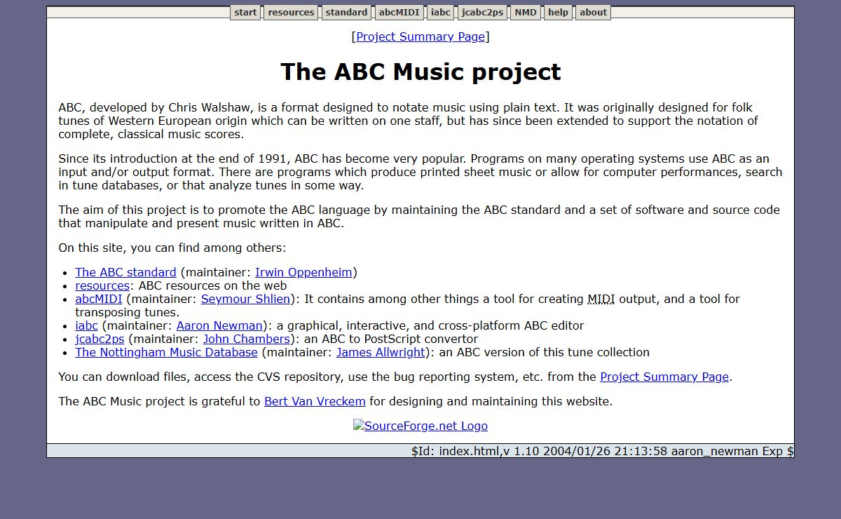 The ABC Music project
