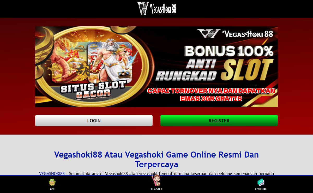 Vegashoki88 Atau Vegashoki Adalah Game Online Dengan Rtp Tertinggi