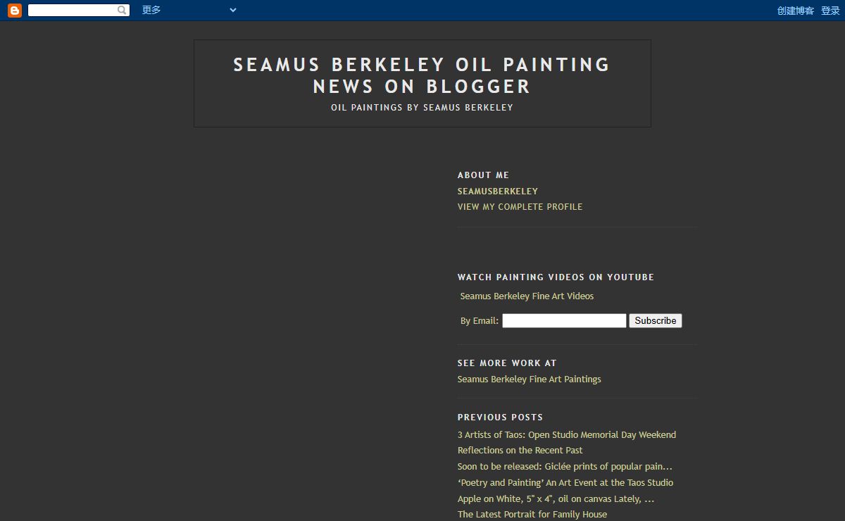 Seamus Berkeley Oil Painting News on Blogger
