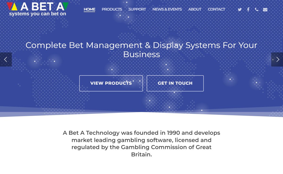 A Bet A Technology - Bet Management & Display Systems