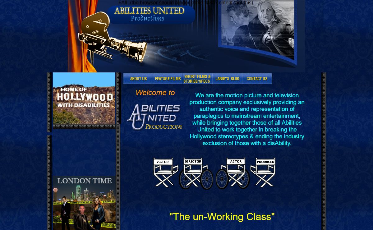 Feature Films of Abilities United the home for Hollywood with Disabilities