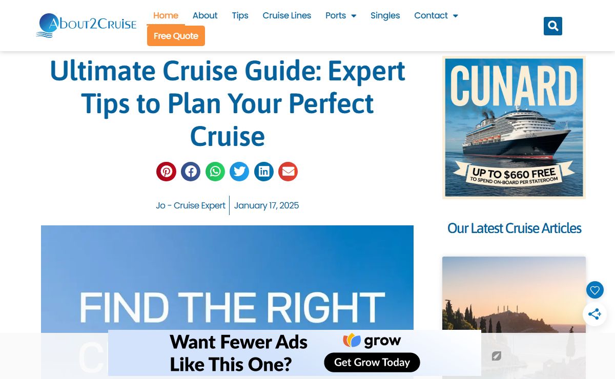 Ultimate Cruise Guide: Expert Tips to Plan Your Perfect Cruise 🛳️