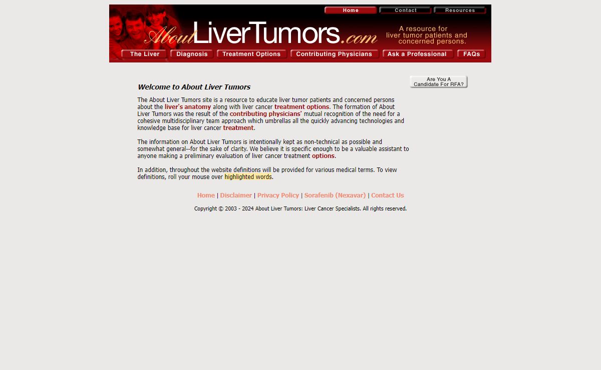 About Liver Tumors: Liver Cancer Specialists