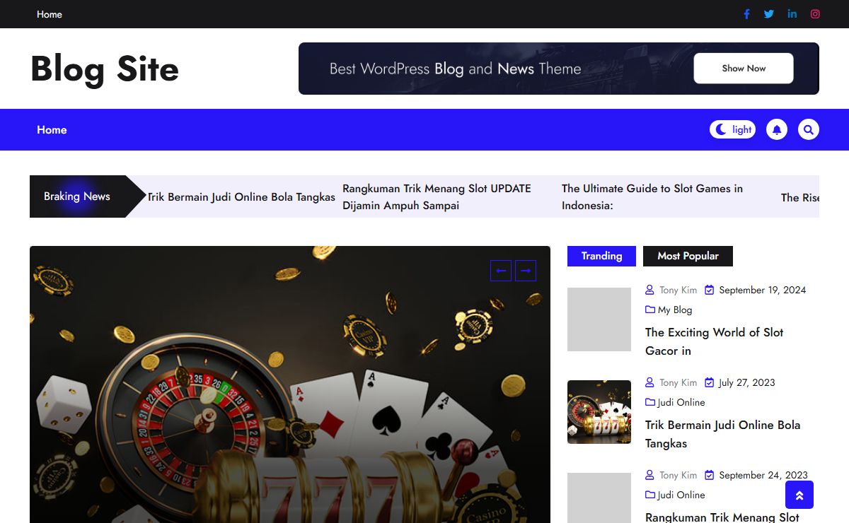 Blog Site -
