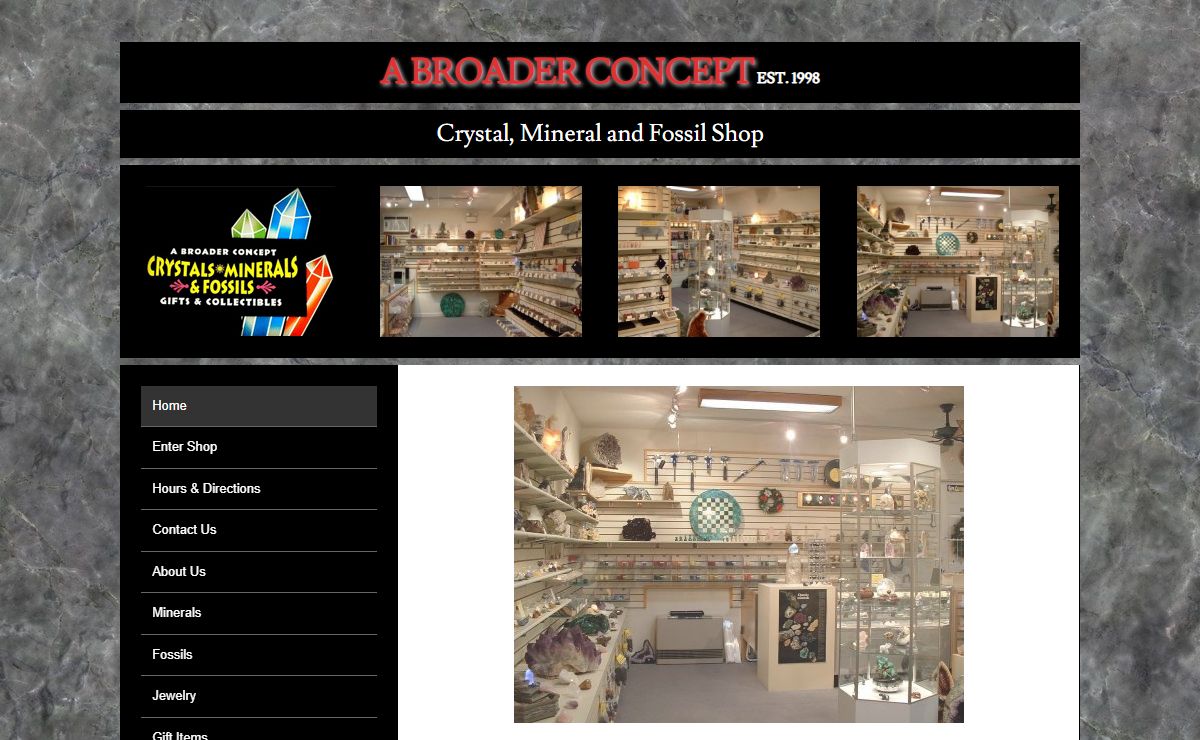 A Broader Concept - Crystal, Mineral and Fossil ShopA Broader Concept | Crystal, Mineral and Fossil Shop