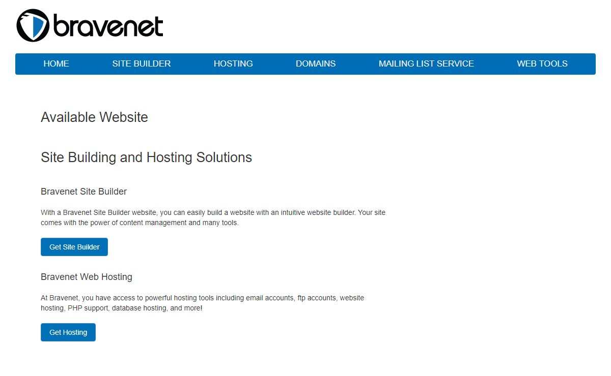 Available Website