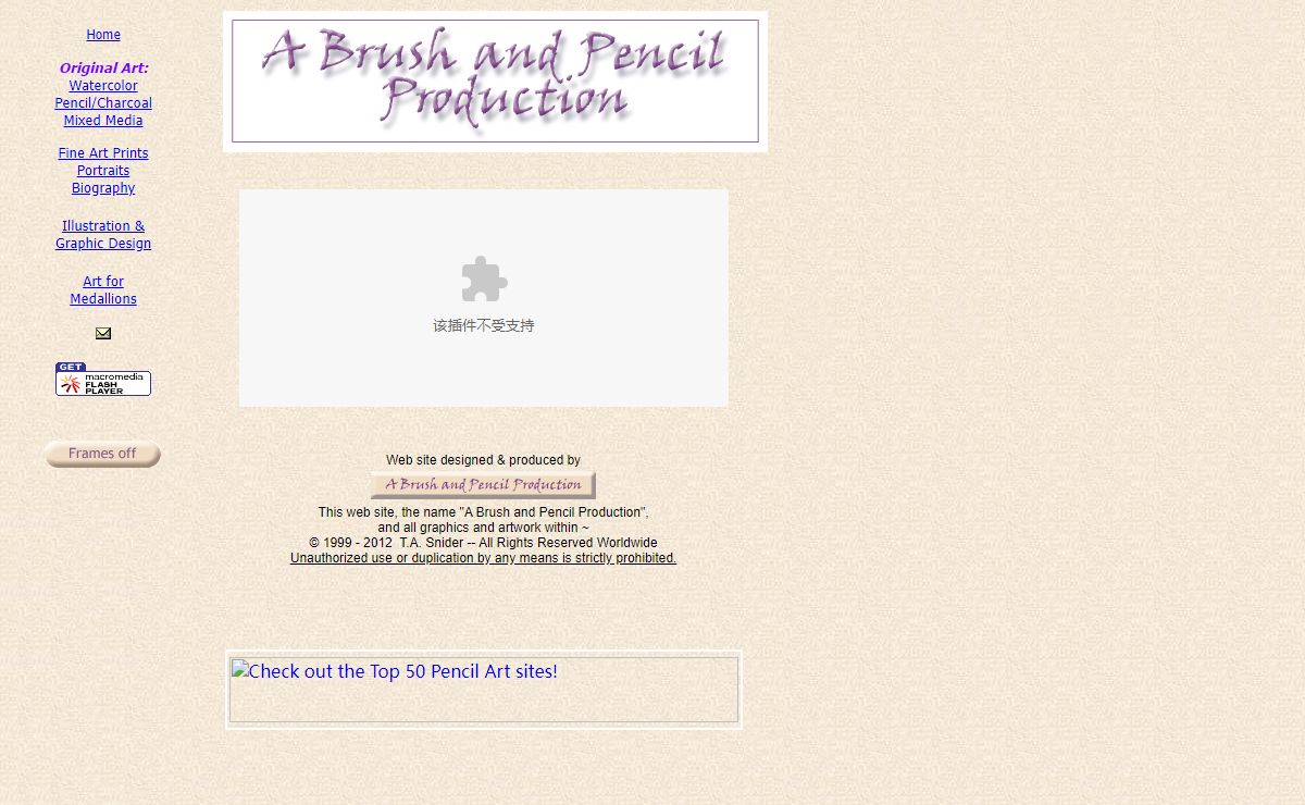 A Brush And Pencil Production . . . Paintings, Drawings, Portraits, Fine Art Prints, and Illustration-Graphic Design of Teresa A. Snider