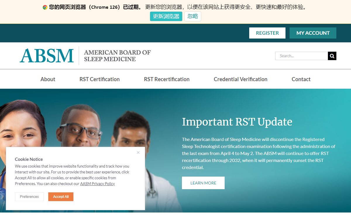 American Board of Sleep Medicine (ABSM)