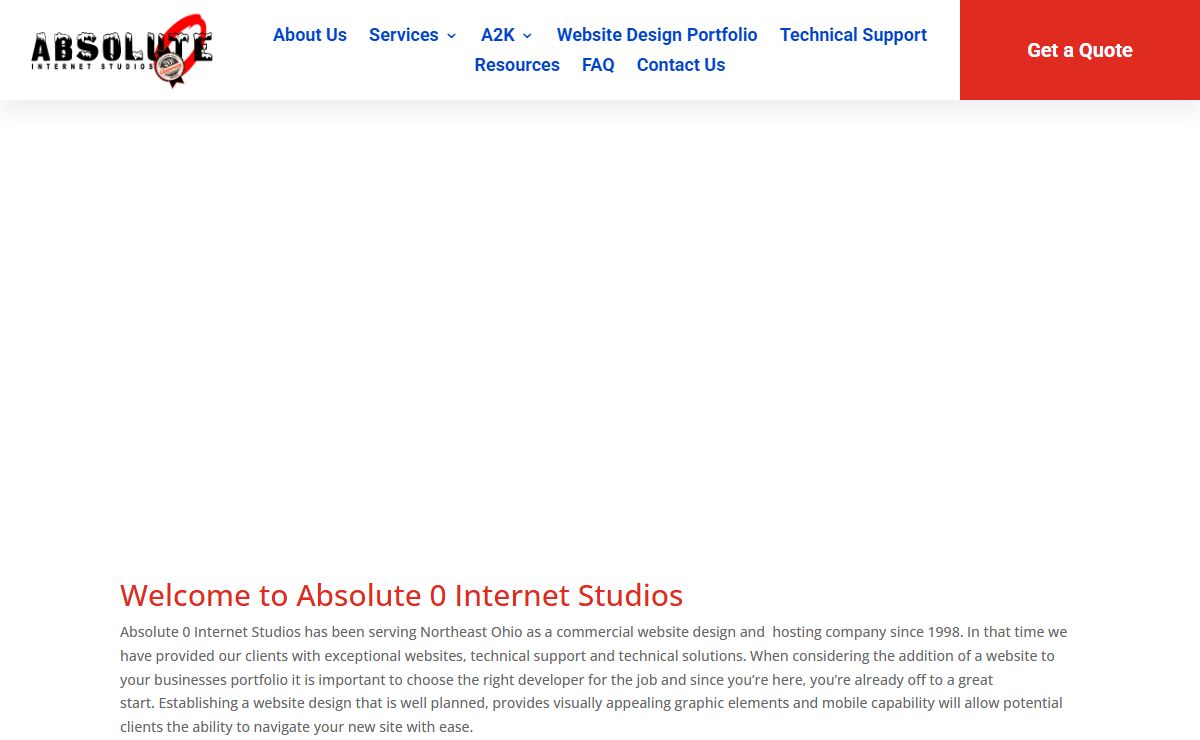 Absolute 0 Internet Studios | Website development and Social Media Marketing