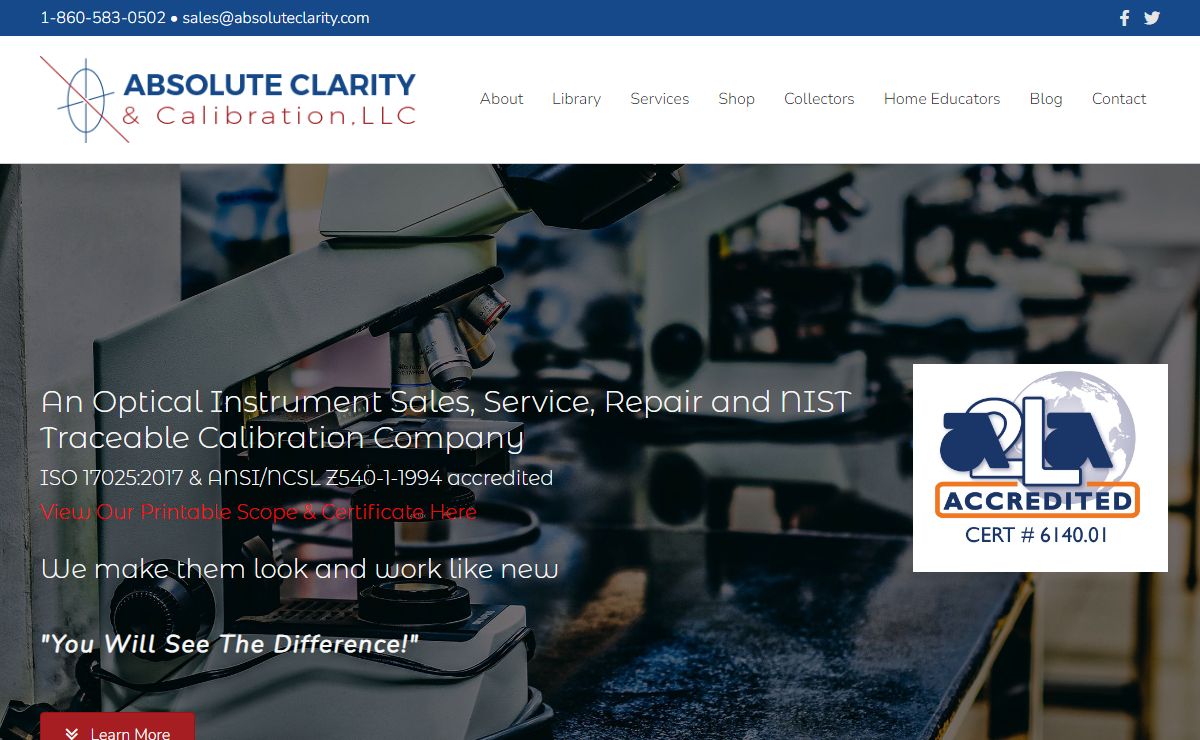 Absolute Clarity & Calibration LLC – You Will See the Difference