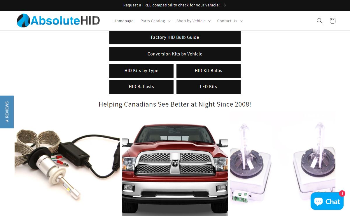 Canada's Best HID & LED Kits! D3S & D1S Bulb & Ballasts, We Got It All – AbsoluteHID Canada