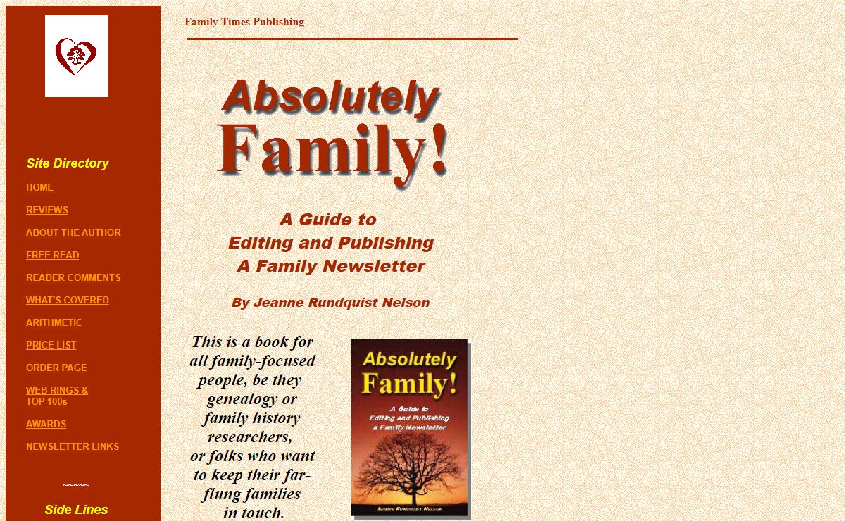 Absolutely Family!: Editing and Publishing Family Newsletters