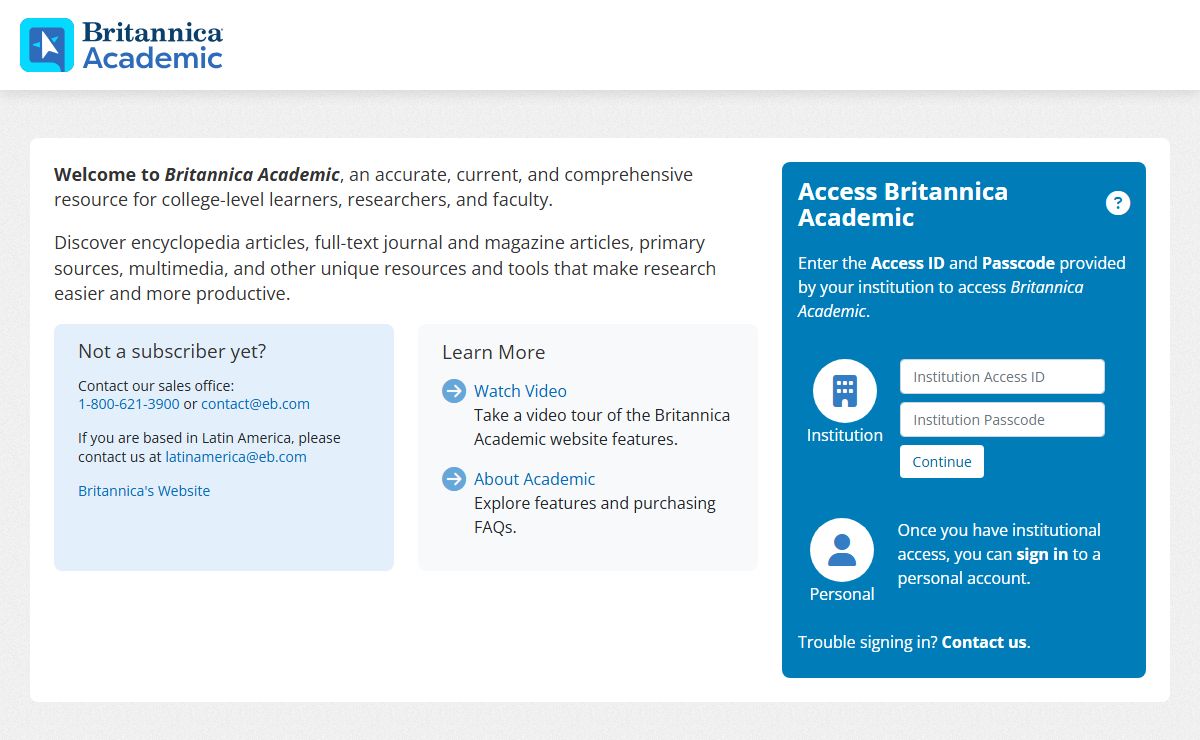 Britannica Academic