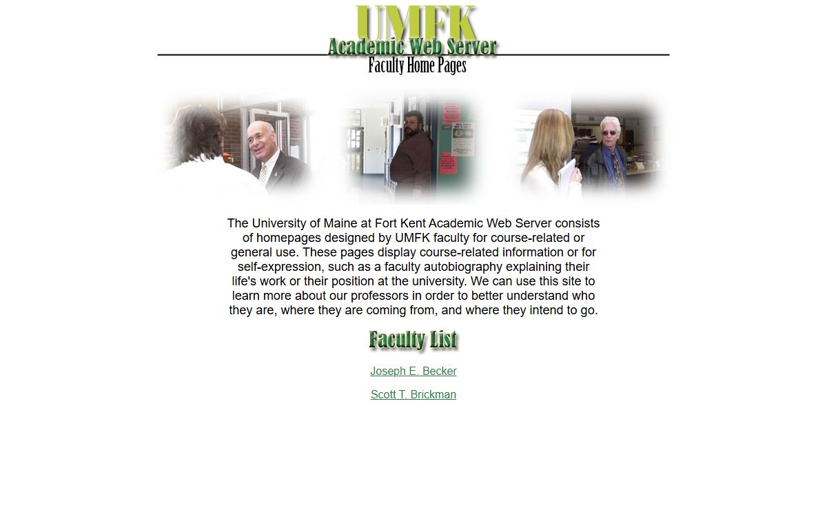 UMFK Academic Web Server