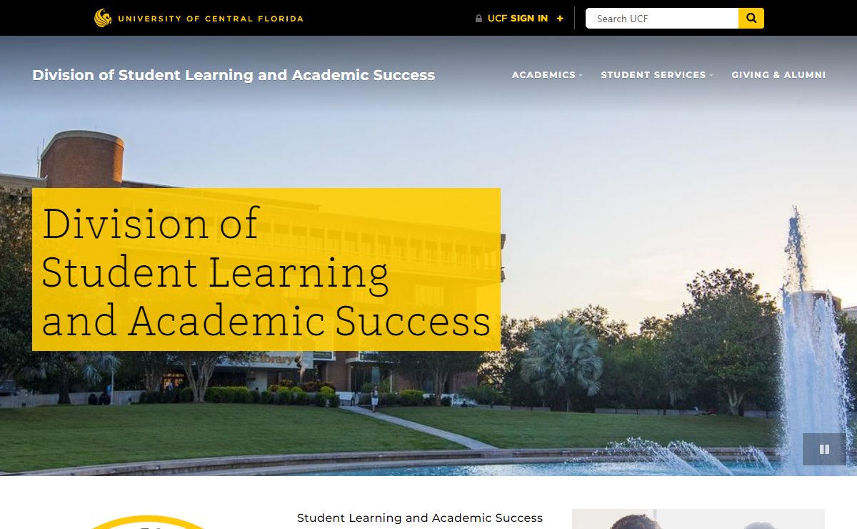 Homepage - Division of Student Learning and Academic Success