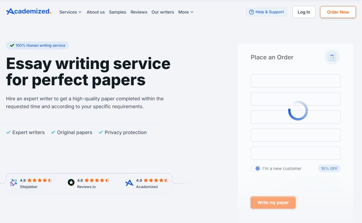 Write My Essay For Me by Essay Writing Service | Academized.com