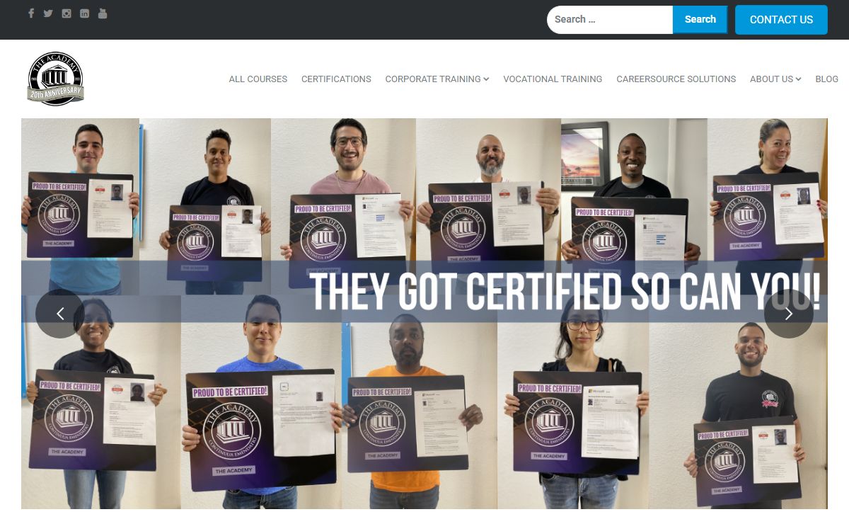 IT Training & Certification | The Academy Miami | Academy Florida
