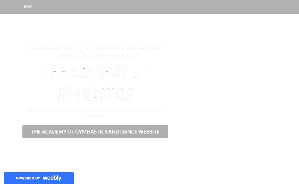 The Academy of Gymnastics and Dance website has been moved, - Home