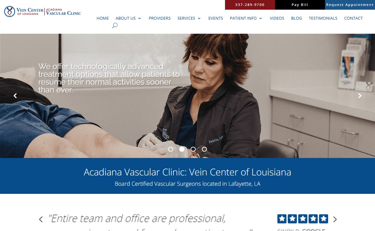 Best Vein Doctors | Acadiana Vascular Clinic: Vein Center of Louisiana